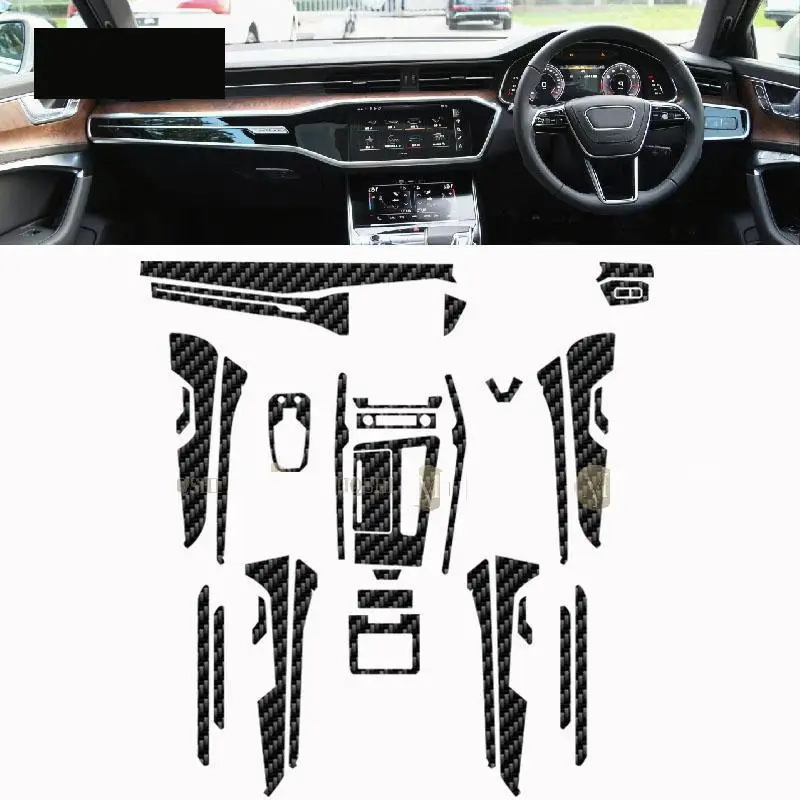 For Audi A6 A7 C8 2019-2023 Car interior carbon fibre Film 5D PET Center console Anti scratch resist film Accessories refit Film
For Audi A6 A7 C8 2019-2023 Car interior carbon fibre Film 5D PET Center console Anti scratch resist film Accessories refit Film