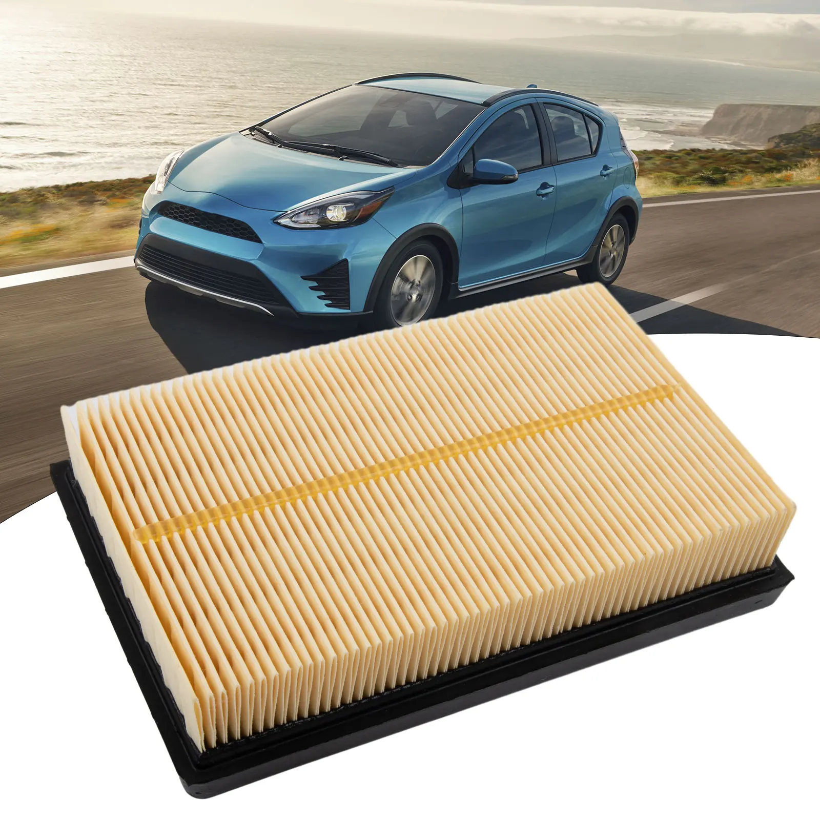 Truck Air Filter Engine 17801-21060 Air Filter Car Accessories Engine Paper & Plastic Replacement White & Black
Truck Air Filter Engine 17801-21060 Air Filter Car Accessories Engine Paper & Plastic Replacement White & Black