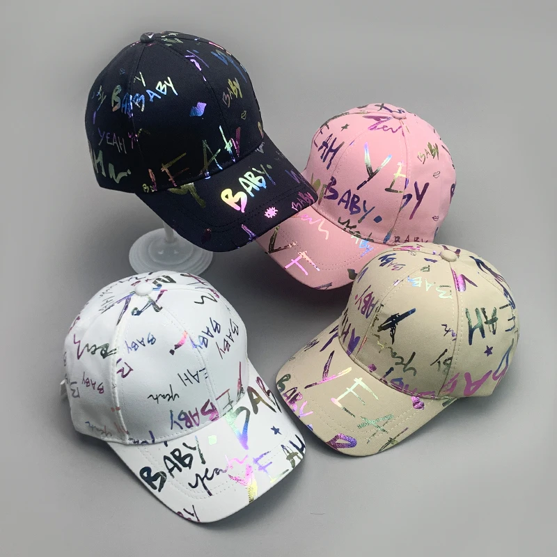 Cool Shiny Gradient Graffiti Letter Kpop Men Women Baseball Hats Cotton Simple Streetwear Comfortable Sport Casual Hip Hop Caps
Cool Shiny Gradient Graffiti Letter Kpop Men Women Baseball Hats Cotton Simple Streetwear Comfortable Sport Casual Hip Hop Caps