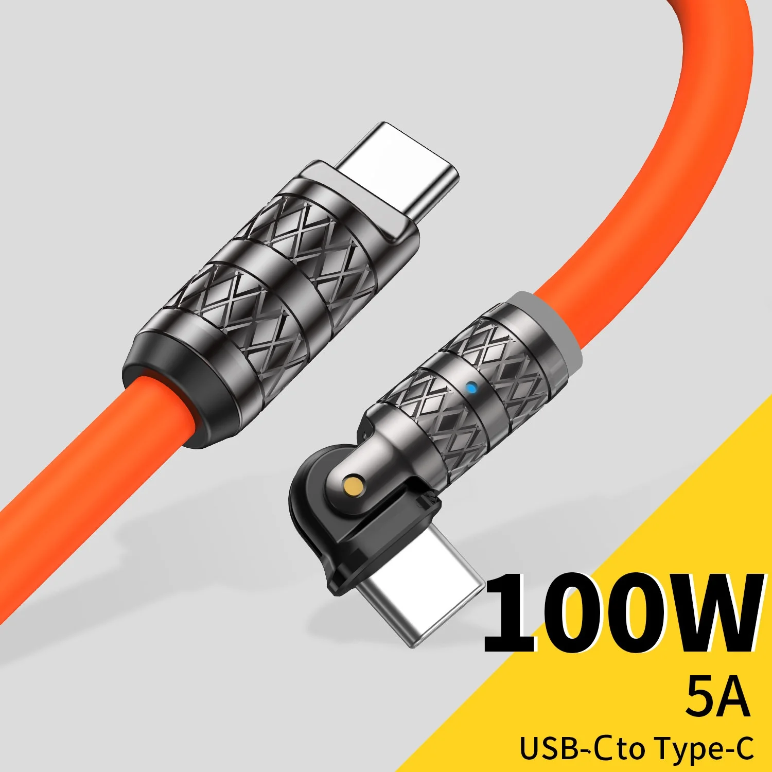 USLION 100W 5A Type-C Fast Charging Cable Rotatable Soft Silicone Phone Charging Data Cord Wire For iPhone15 Huawei Xiaomi Pro
USLION 100W 5A Type-C Fast Charging Cable Rotatable Soft Silicone Phone Charging Data Cord Wire For iPhone15 Huawei Xiaomi Pro