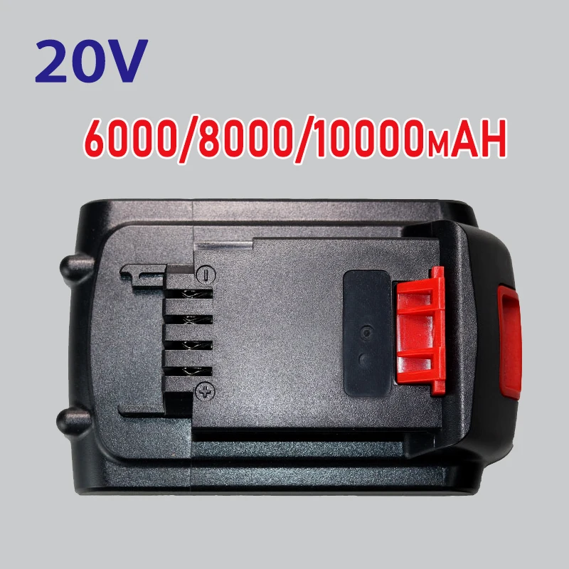 Li-ion Rechargeable Battery 20V 6.0/8.0/10.0Ah for LB20 LBX20 LBXR20 Power Tool Replacement Battery
Li-ion Rechargeable Battery 20V 6.0/8.0/10.0Ah for LB20 LBX20 LBXR20 Power Tool Replacement Battery