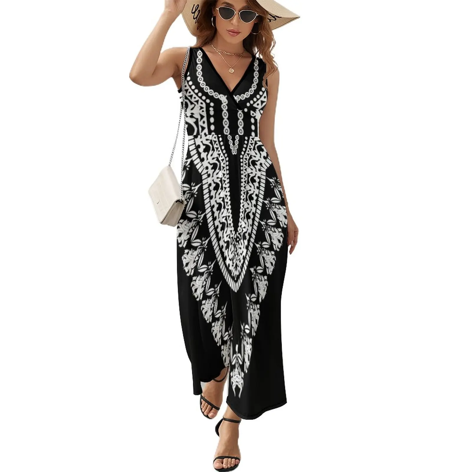 Black Dashiki Wakandan Sleeveless Dress Women's summer dress dresses women summer 2024
Black Dashiki Wakandan Sleeveless Dress Women's summer dress dresses women summer 2024