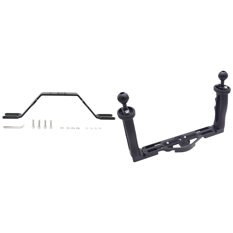 1 Pcs Stabilizer Diving Underwater Camera Housings Tray/Grip & 1 Pcs Dual Handheld Diving Handle Tray Grip Bracket Mount
1 Pcs Stabilizer Diving Underwater Camera Housings Tray/Grip & 1 Pcs Dual Handheld Diving Handle Tray Grip Bracket Mount