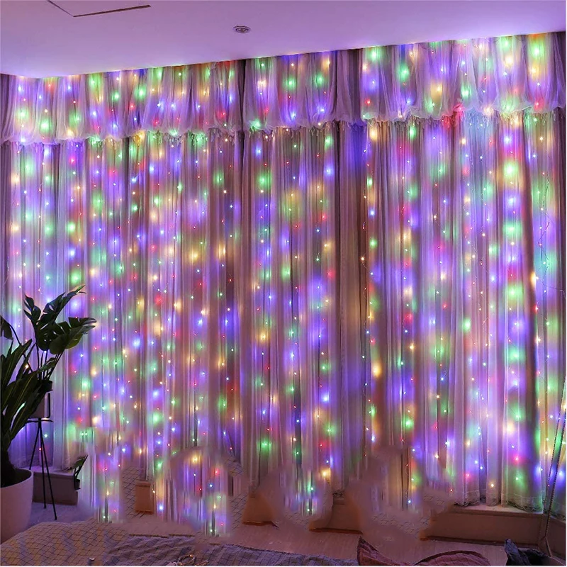 3M*3M LED String Lights Christmas Decoration USB Wedding Garland Curtain Lights Festive Bedroom Bulbs Outdoor Fairy Lights
3M*3M LED String Lights Christmas Decoration USB Wedding Garland Curtain Lights Festive Bedroom Bulbs Outdoor Fairy Lights
