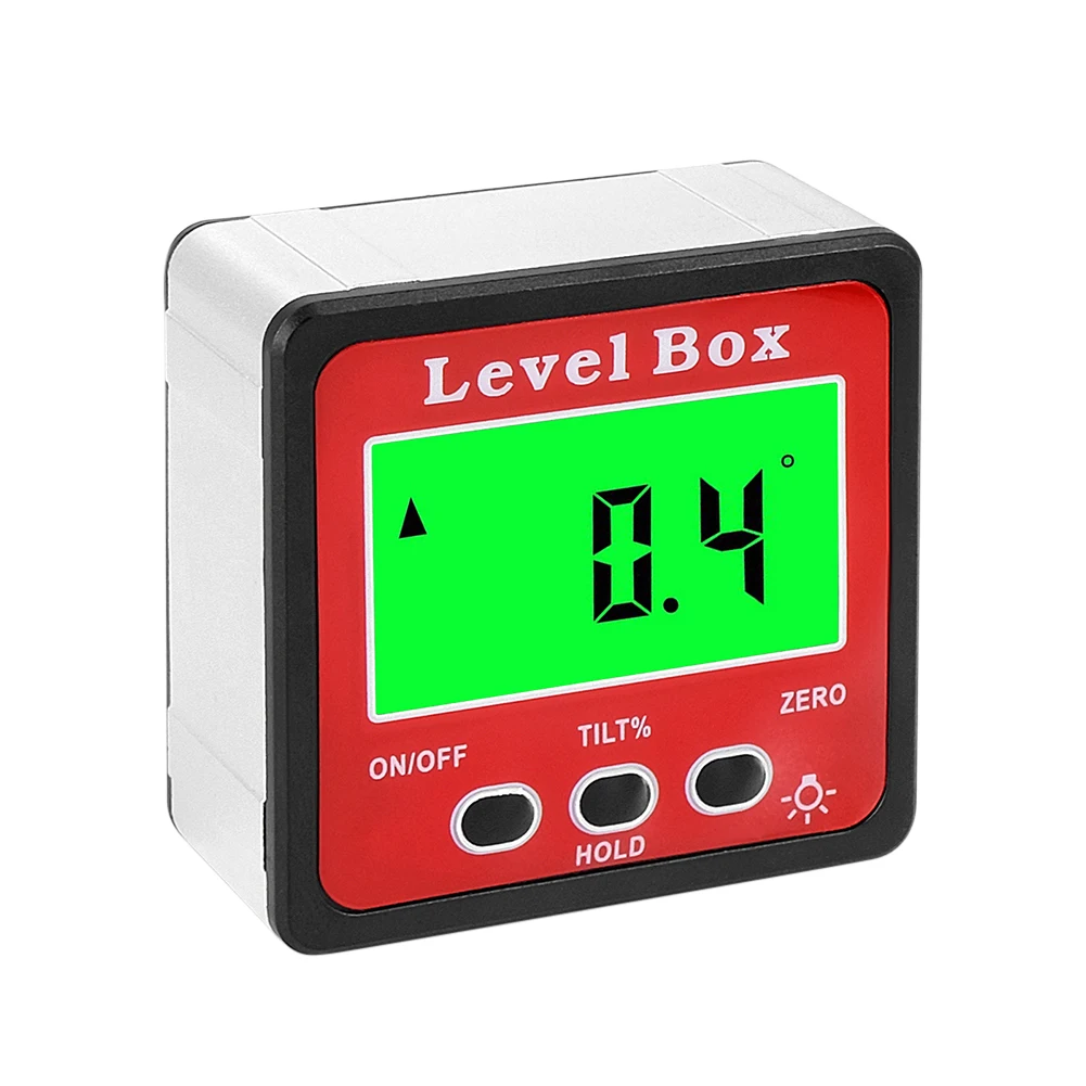 Precision Digital Inclinometer Mini 360 Degree Magnetic Spirit Level Angle Finder Gauge Level Protractor Meter Tilt Measure Tool
Precision Digital Inclinometer Mini 360 Degree Magnetic Spirit Level Angle Finder Gauge Level Protractor Meter Tilt Measure Tool