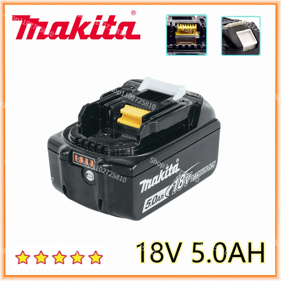 Makita Original 18V 5.0AH 6.0AH Rechargeable Power Tool Battery LED Lithium Ion Replacement LXT BL1860B BL1860 BL1850
Makita Original 18V 5.0AH 6.0AH Rechargeable Power Tool Battery LED Lithium Ion Replacement LXT BL1860B BL1860 BL1850