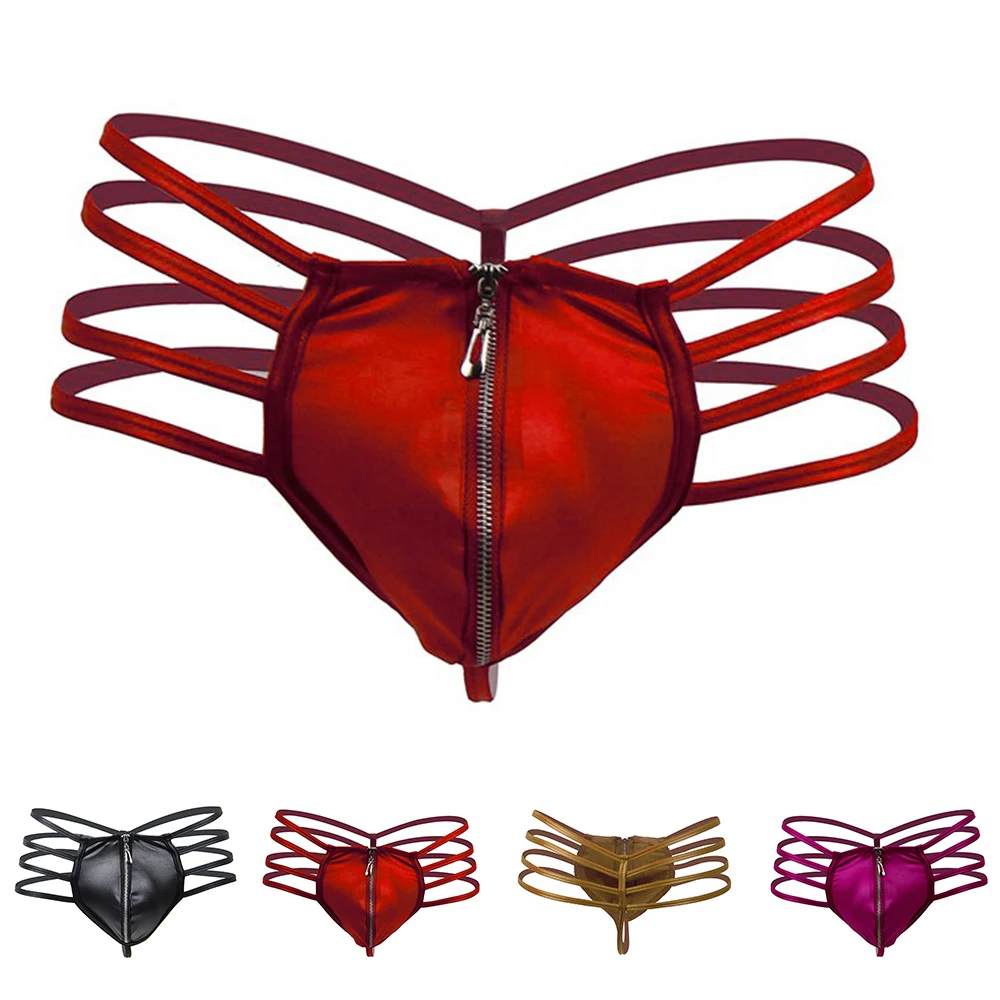 New Buttocks Hollow Men Sexy Bikini Pouch G-String Lingerie Jockstrap Faux Leather Thong Underwear Clubwear Lingerie Plus Size
New Buttocks Hollow Men Sexy Bikini Pouch G-String Lingerie Jockstrap Faux Leather Thong Underwear Clubwear Lingerie Plus Size