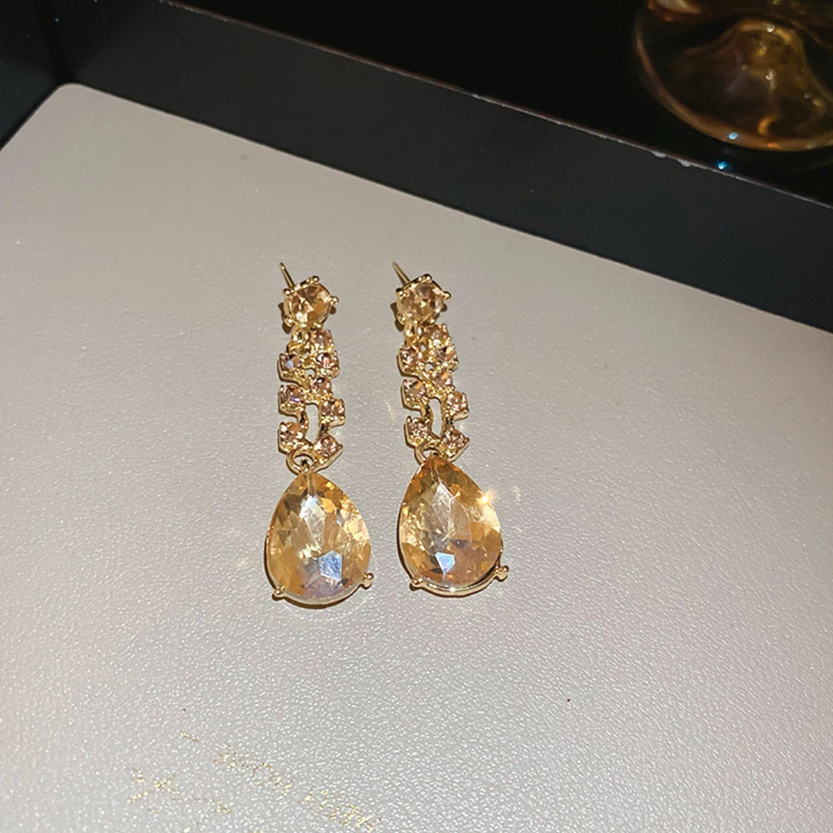 Light Luxury Water Drops Jewelry Set for Women Flash Crystal Glass Necklace Earrings Set Banquet Wedding Anniversary Accessories 6 Mallzona Sd9ea91768c15469da197612e5eaaa5836 Light Luxury Water Drops Jewelry Set for Women Flash Crystal Glass Necklace Earrings Set Banquet Wedding Anniversary Accessories Mallzona