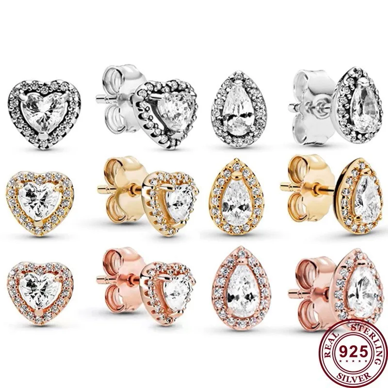 New Hot 925 Sterling Silver Exquisite Tears Noble Heart-shaped Women Pan Earrings Wedding High Quality Diy Fashion Charm Jewelry
New Hot 925 Sterling Silver Exquisite Tears Noble Heart-shaped Women Pan Earrings Wedding High Quality Diy Fashion Charm Jewelry