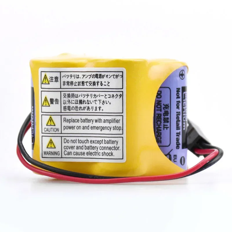 Original BR-2/3AGCT4A 6V Battery Pack PLC Lithium-ion Industrial batteries with Black Belt Hook Plug for Panasonic Fanuc Battery
Original BR-2/3AGCT4A 6V Battery Pack PLC Lithium-ion Industrial batteries with Black Belt Hook Plug for Panasonic Fanuc Battery