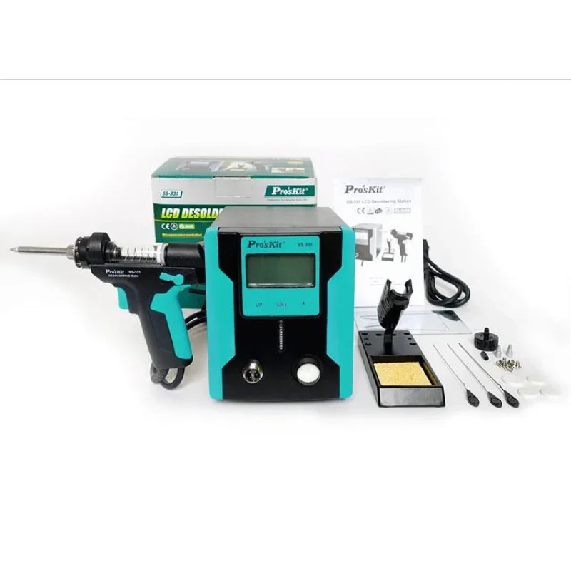 110V/220V SS-331H ESD LCD Digital Electric Desoldering Pump BGA Desoldering Suction Vacuum Solder Sucker Gun 90W
110V/220V SS-331H ESD LCD Digital Electric Desoldering Pump BGA Desoldering Suction Vacuum Solder Sucker Gun 90W