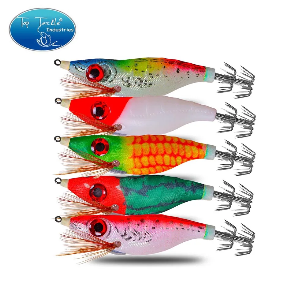 CF Lure Luminous New wooden shrimp 95mm 9.5g 5pcs Combination suit fishing lure squid jigs lures Luminous hook
CF Lure Luminous New wooden shrimp 95mm 9.5g 5pcs Combination suit fishing lure squid jigs lures Luminous hook