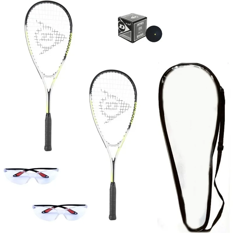 Спортивная искусственная кожа Dunlop для начинающих (включает 2 ракетки, 2 ограждения для глаз, 1 мяч, чехол)
Спортивная искусственная кожа Dunlop для начинающих (включает 2 ракетки, 2 ограждения для глаз, 1 мяч, чехол)