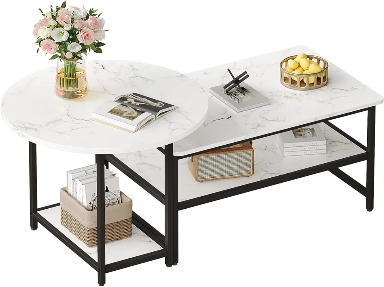 Coffee Table White Modern Coffee Tables for Living Room Detachable 2 Small Coffee Tables Faux White Marble
Coffee Table White Modern Coffee Tables for Living Room Detachable 2 Small Coffee Tables Faux White Marble