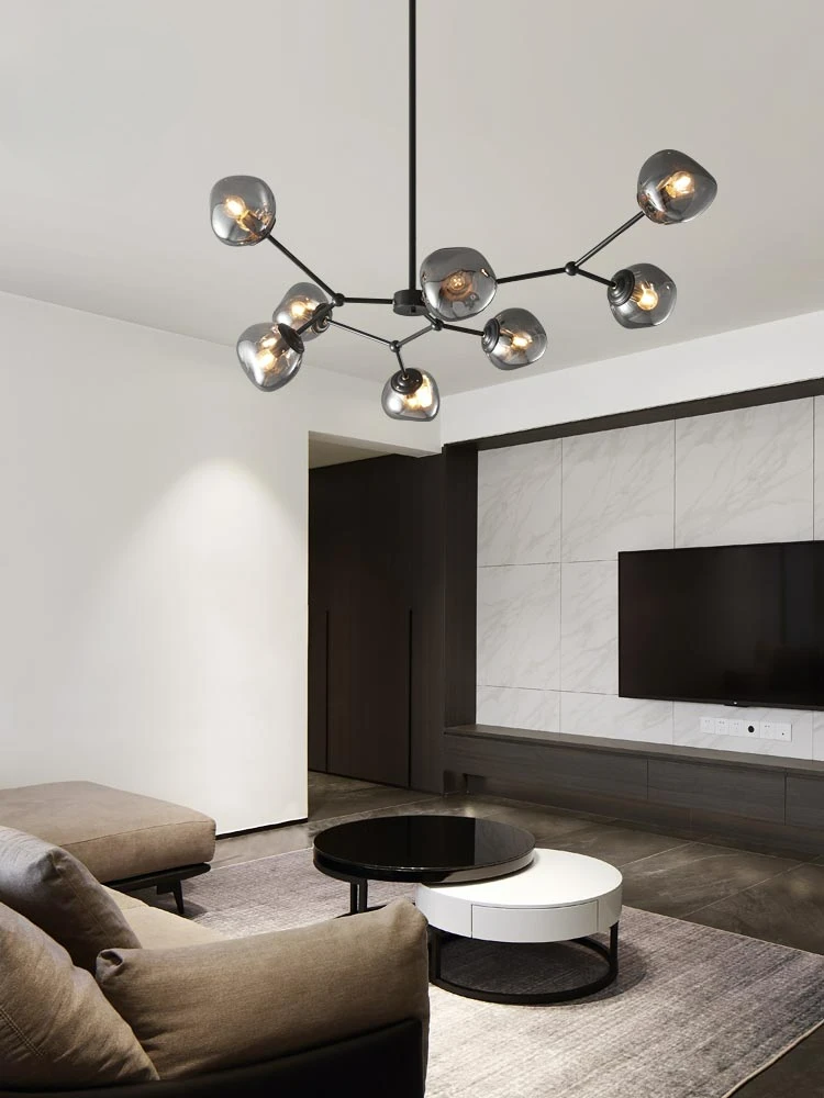 Creative personality Lava molecule living room chandelier Modern simple copper art glass bedroom dining room lamps
Creative personality Lava molecule living room chandelier Modern simple copper art glass bedroom dining room lamps