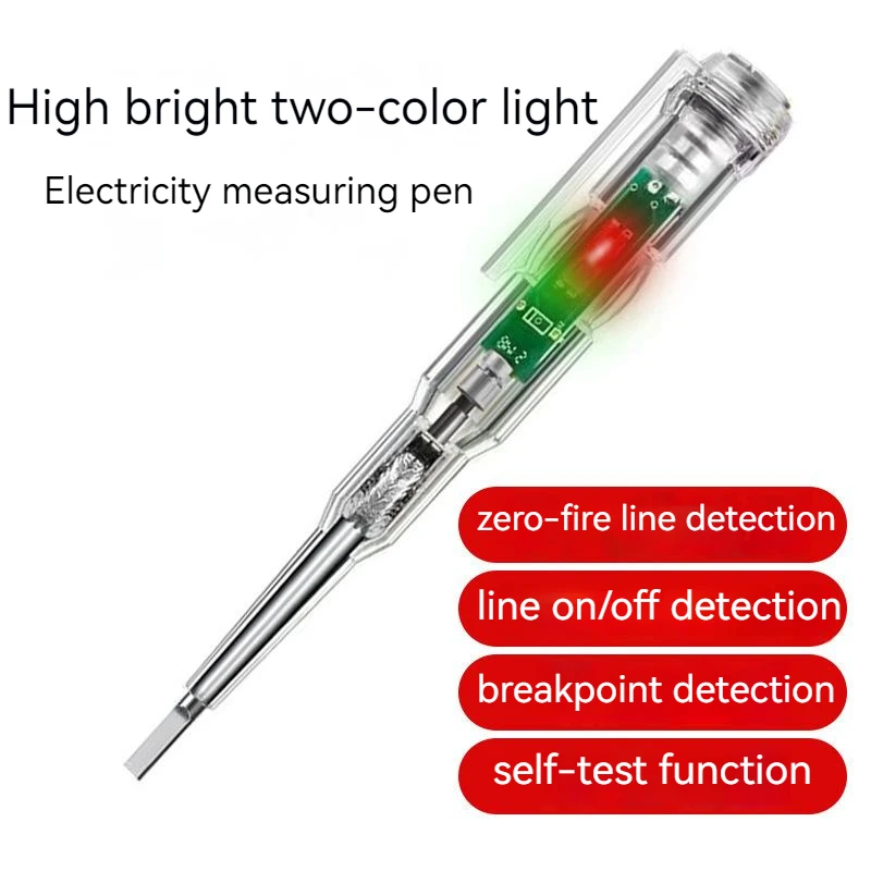 1 Pc Intelligent Induction Power Voltage Detector Pen Voltmeter 70 250V Circuit Tester Electrical Screwdriver Indicator
1 Pc Intelligent Induction Power Voltage Detector Pen Voltmeter 70 250V Circuit Tester Electrical Screwdriver Indicator