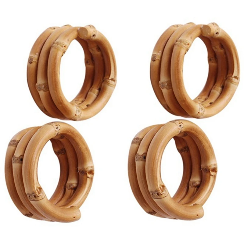 Wood Bamboo Napkin Rings Set Of 16, Handmade Rattan Napkin Holder Rings Table Decorations For Wedding
Wood Bamboo Napkin Rings Set Of 16, Handmade Rattan Napkin Holder Rings Table Decorations For Wedding