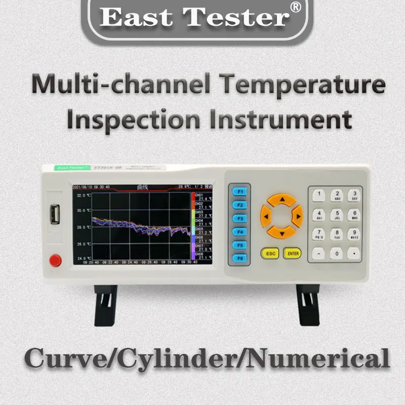 ET3916 Multi Channels Temperature Inspection Detector Thermocouple Measurement with K type Thermocouple Probe
ET3916 Multi Channels Temperature Inspection Detector Thermocouple Measurement with K type Thermocouple Probe