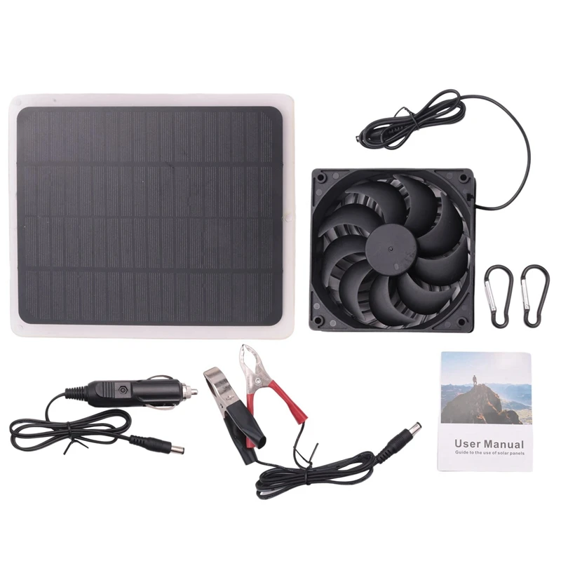 Solar Panel Exhaust Fan 20W 12V USB Solar Powered Fan Outdoor IP65 Waterproof Portable Ventilator Exhaust Fan
Solar Panel Exhaust Fan 20W 12V USB Solar Powered Fan Outdoor IP65 Waterproof Portable Ventilator Exhaust Fan