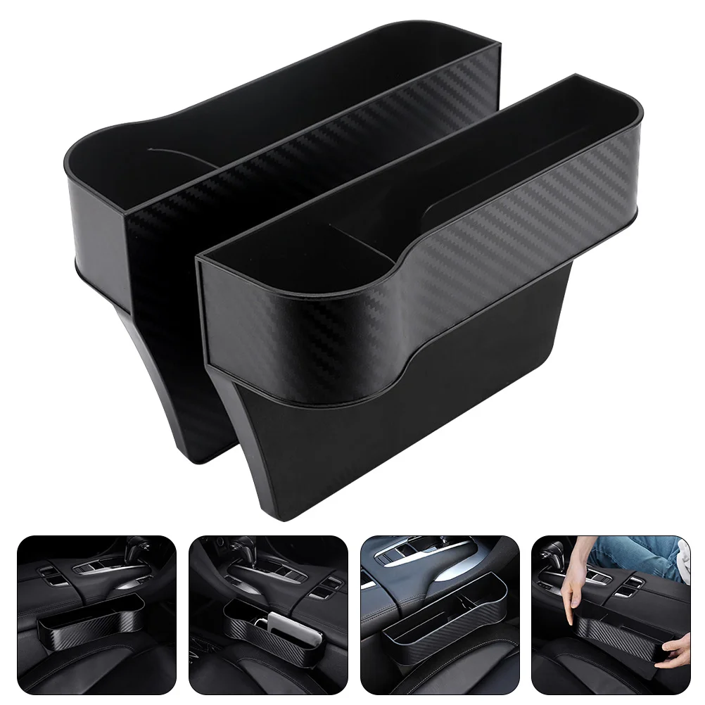 2 Pcs Vehicle-mounted Storage Box Car Seat Organizer Front with Cup Holder Cars Gap Filler Side Filling between and Console
2 Pcs Vehicle-mounted Storage Box Car Seat Organizer Front with Cup Holder Cars Gap Filler Side Filling between and Console