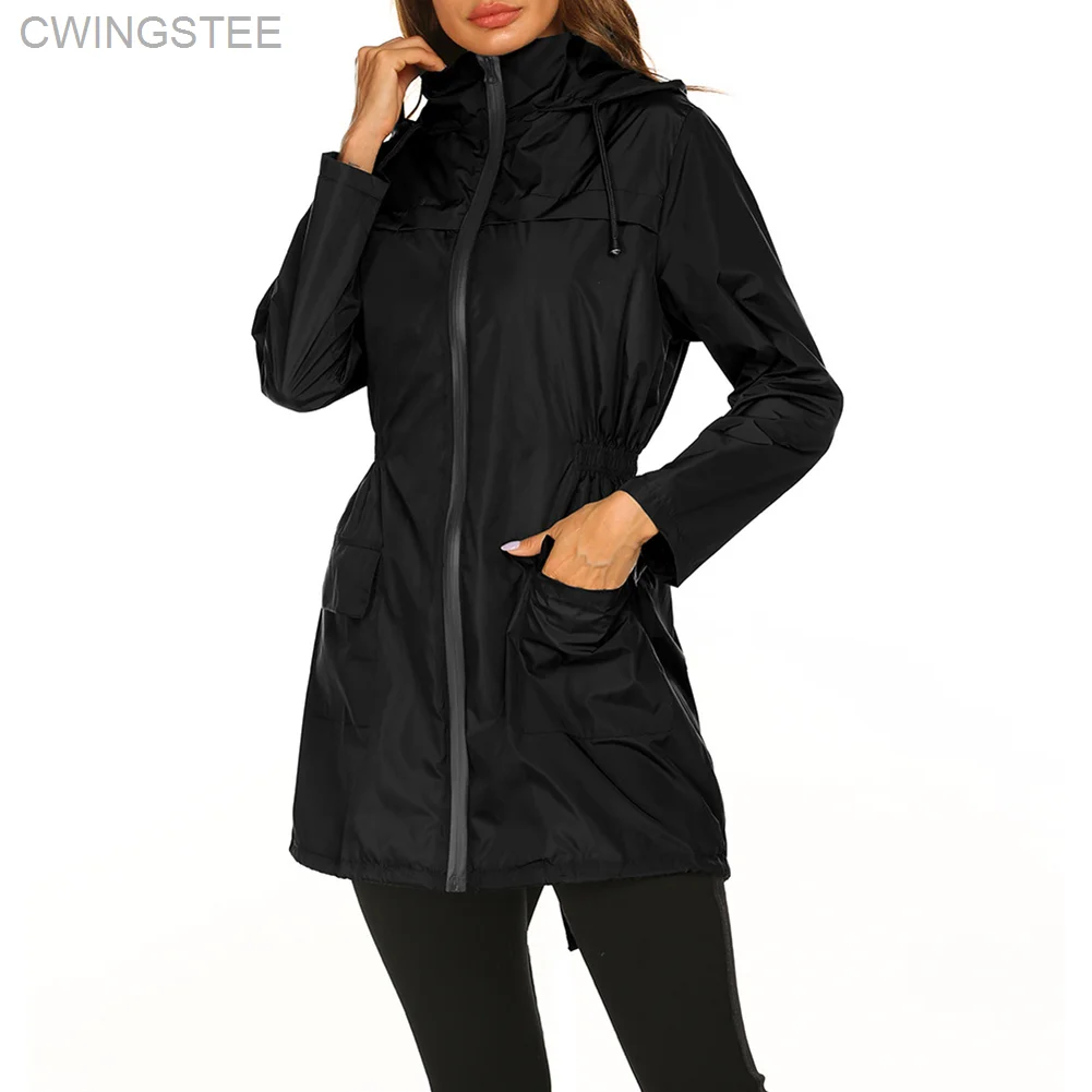 Women Hooded Windbreaker 2022 Wind Jacket Rain Coat Basic Style Zipper Pockets Long Sleeve Waterproof Hiking Outdoor Coat
Women Hooded Windbreaker 2022 Wind Jacket Rain Coat Basic Style Zipper Pockets Long Sleeve Waterproof Hiking Outdoor Coat
