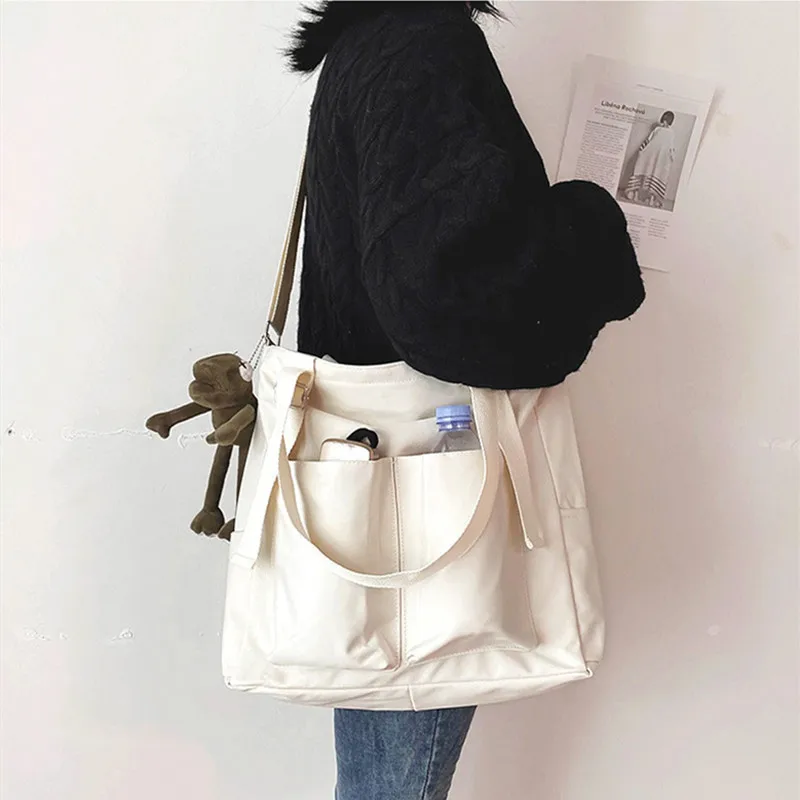 Women's Bag Shopper Simple Fashion Zipper Handbags Nylon Waterproof Solid Crossbody Large Capacity Tote Shoulder Bags For Women
Women's Bag Shopper Simple Fashion Zipper Handbags Nylon Waterproof Solid Crossbody Large Capacity Tote Shoulder Bags For Women