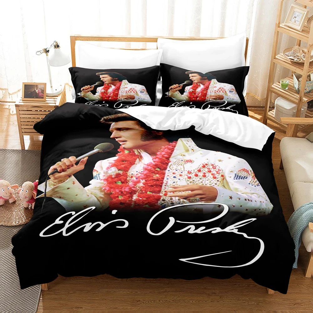 Комплект постельного белья Elvis Presley для мальчиков и девочек, с 3D принтом, двойной, Королевский размер, пододеяльник, наволочка, кровать для детей и взрослых, модный домашний текстиль
Комплект постельного белья Elvis Presley для мальчиков и девочек, с 3D принтом, двойной, Королевский размер, пододеяльник, наволочка, кровать для детей и взрослых, модный домашний текстиль