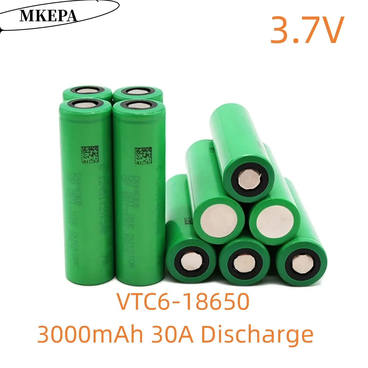3.7V 18650 VTC6 3000mAh lithium-ion rechargeable battery, 30A discharge, suitable for toys, tools, flashlights, etc
3.7V 18650 VTC6 3000mAh lithium-ion rechargeable battery, 30A discharge, suitable for toys, tools, flashlights, etc