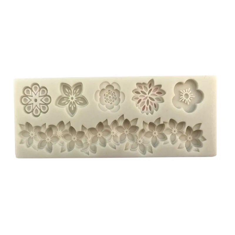 Flower Bunch Fondant Silicone Mold, A Variety of Fondant, DIY Cake Circumference, Soft Candy Mould
Flower Bunch Fondant Silicone Mold, A Variety of Fondant, DIY Cake Circumference, Soft Candy Mould