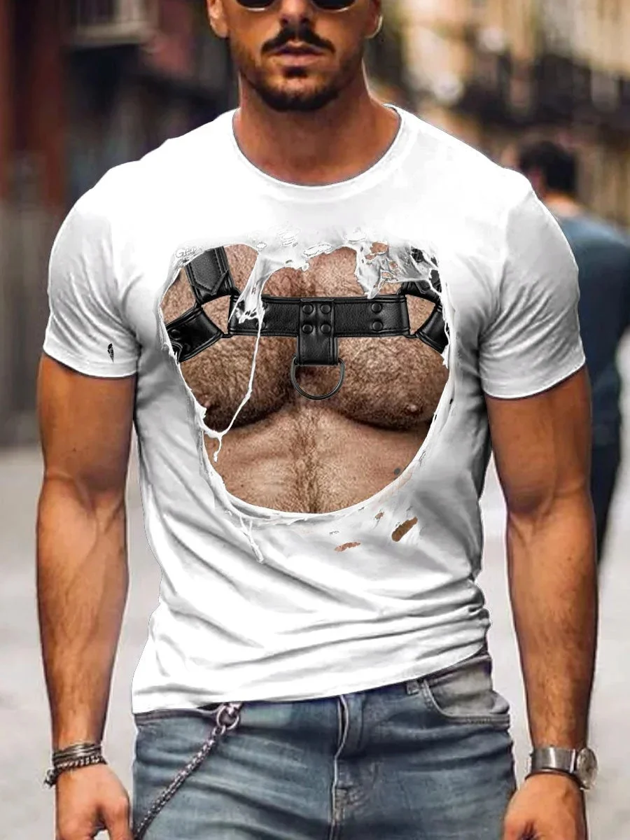 Muscle 3d Print Men's T Shirt Fitness Short Sleeve Summer Tops Tee Casual Fashion Street Male Clothing Party Men T Shirt
Muscle 3d Print Men's T Shirt Fitness Short Sleeve Summer Tops Tee Casual Fashion Street Male Clothing Party Men T Shirt