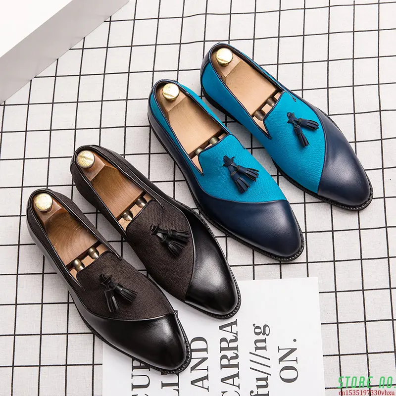 Fashion Business Dress Men's Shoes Classic Leather Men Suits Shoes Slip-On Oxfords Shoes Party tassel designer shoes
Fashion Business Dress Men's Shoes Classic Leather Men Suits Shoes Slip-On Oxfords Shoes Party tassel designer shoes