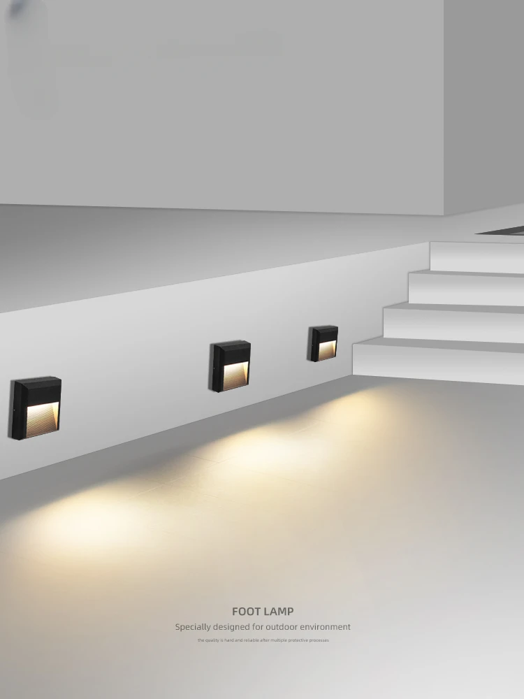 Outdoor courtyard waterproof staircase step skirting lamp, outdoor aisle corner lamp, garden lighting, anchor lamp, step light
Outdoor courtyard waterproof staircase step skirting lamp, outdoor aisle corner lamp, garden lighting, anchor lamp, step light