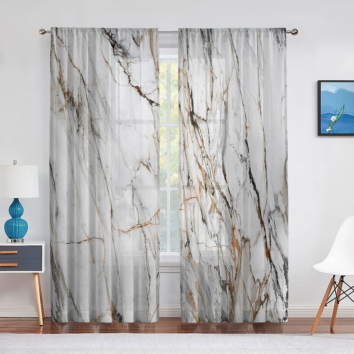 Marble Gold Grey for Kitchen Living Room Bedroom Decor Abstract Modern Luxury Geometric Chiffon Tulle Curtains Window Treatment
Marble Gold Grey for Kitchen Living Room Bedroom Decor Abstract Modern Luxury Geometric Chiffon Tulle Curtains Window Treatment