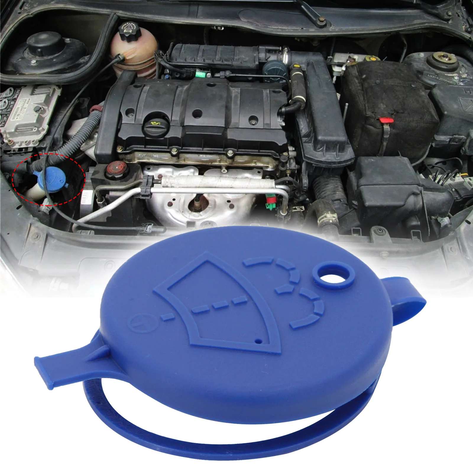Windshield Wiper Washer Fluid Reservoir Cover Water Tank Bottle Lid Cap For Peugeot 106 206 207 406 5008 For Citroen C2 C3 C5
Windshield Wiper Washer Fluid Reservoir Cover Water Tank Bottle Lid Cap For Peugeot 106 206 207 406 5008 For Citroen C2 C3 C5