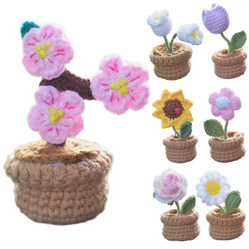 Crochet Car Accessories Boho Car Plant Crochet Plant For Car Decor Cute HandWoven Decorations Sunflower single head for home car
Crochet Car Accessories Boho Car Plant Crochet Plant For Car Decor Cute HandWoven Decorations Sunflower single head for home car