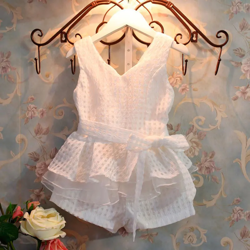 Summer New Children's Wear Breathable and Noble Plaid Mesh Tank Top+Shorts Set 2 Piece Casual Suit for Girls
Summer New Children's Wear Breathable and Noble Plaid Mesh Tank Top+Shorts Set 2 Piece Casual Suit for Girls