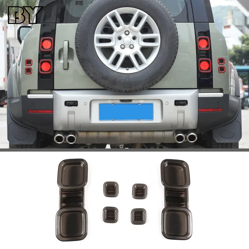 For Land Rover Defender 2020-2024 6Pcs Smoked Car Tail Light Decoration Cover Accessories Taillight Lamp Trim Garnish Lamp Hoods
For Land Rover Defender 2020-2024 6Pcs Smoked Car Tail Light Decoration Cover Accessories Taillight Lamp Trim Garnish Lamp Hoods