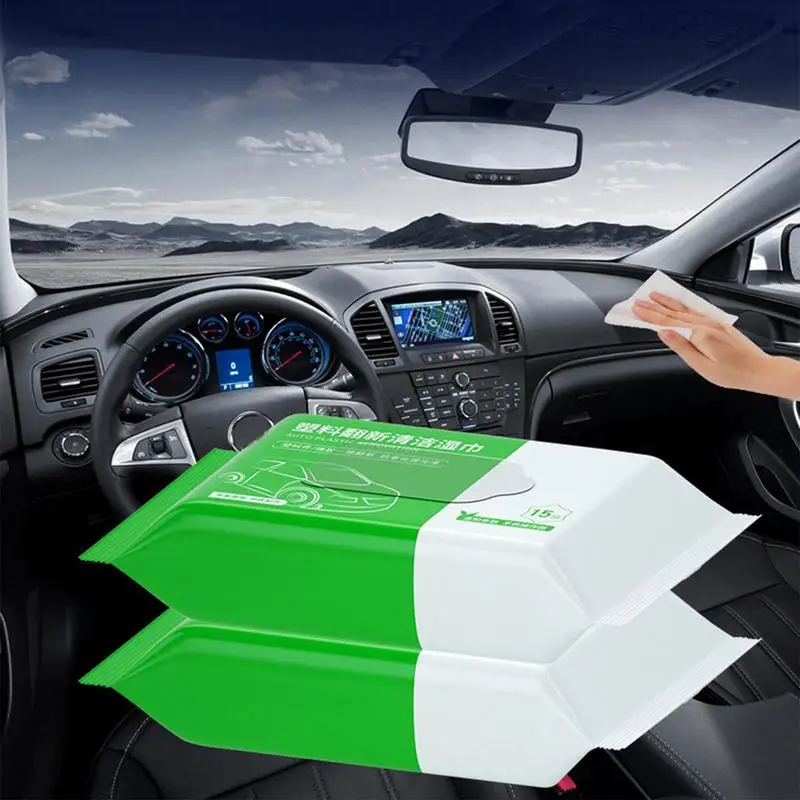Car Plastic Renovation Wipes Auto Seat Leather Console Carpet Dashboard Disposable Clean Coating Car Interior Cleaning Accessory
Car Plastic Renovation Wipes Auto Seat Leather Console Carpet Dashboard Disposable Clean Coating Car Interior Cleaning Accessory