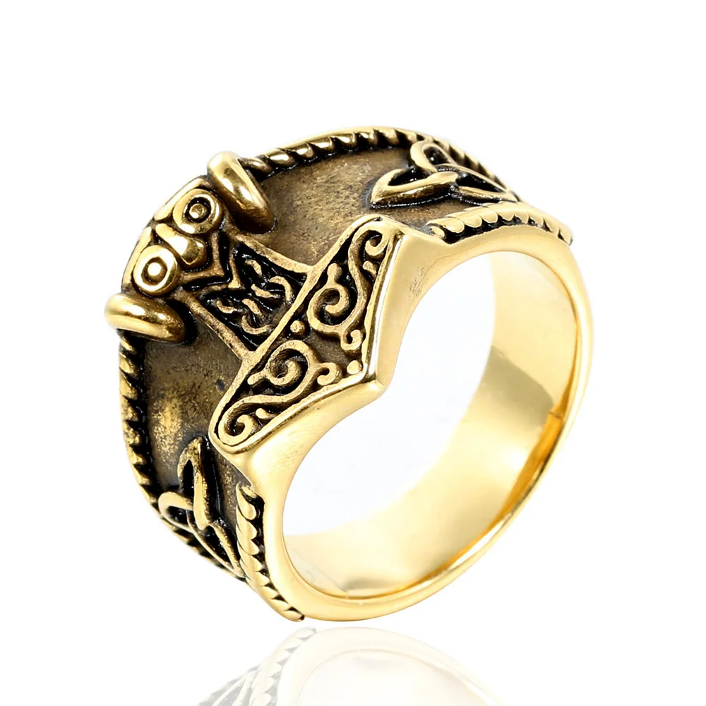 Vintage Viking Men Nordic 316L Stainless Steel Odin Celtics Knot Amulet Ring Jewelry Gift
Vintage Viking Men Nordic 316L Stainless Steel Odin Celtics Knot Amulet Ring Jewelry Gift