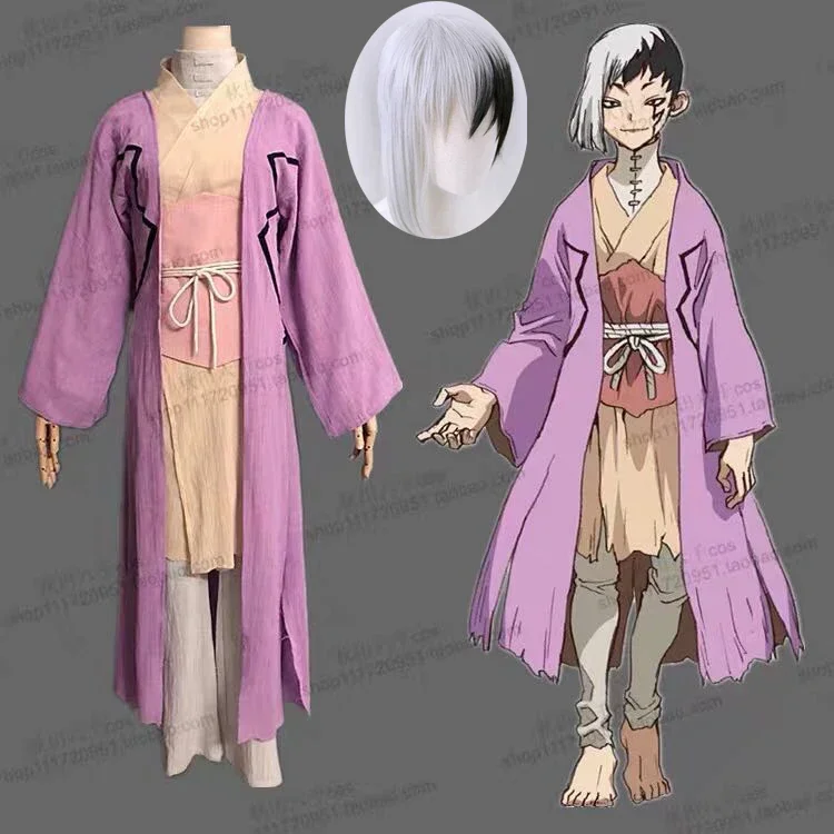 Kostum Cosplay Anime Dr. Stone Asagiri Gen Kostum Ishigami Senku Seragam Celana Bersabuk Pakaian Kostum Halloween Pakaian Mewah
Kostum Cosplay Anime Dr. Stone Asagiri Gen Kostum Ishigami Senku Seragam Celana Bersabuk Pakaian Kostum Halloween Pakaian Mewah