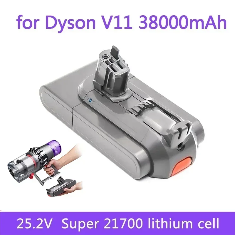 New For Dyson V11 Battery Absolute V11 Animal Li-ion Vacuum Cleaner Rechargeable Battery Super lithium cell 38000mAh
New For Dyson V11 Battery Absolute V11 Animal Li-ion Vacuum Cleaner Rechargeable Battery Super lithium cell 38000mAh