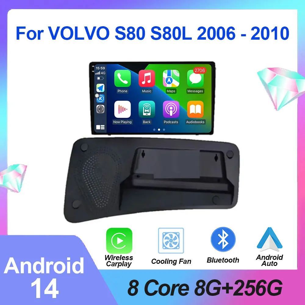 GPS Navigation Android 14 For VOLVO S80 S80L 2006 - 2010 Auto Car Stereo Radio Multimedia Monitor QLED Touch Screen 5G WIFI BT
GPS Navigation Android 14 For VOLVO S80 S80L 2006 - 2010 Auto Car Stereo Radio Multimedia Monitor QLED Touch Screen 5G WIFI BT
