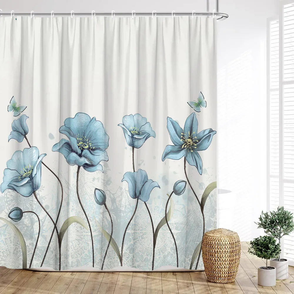Занавеска для душа с цветами, Весенняя ботаническая ферма, Современная Бабочка, минималистичный полиэстеровый декор с принтом для дома и ванной комнаты с крючками
Занавеска для душа с цветами, Весенняя ботаническая ферма, Современная Бабочка, минималистичный полиэстеровый декор с принтом для дома и ванной комнаты с крючками
