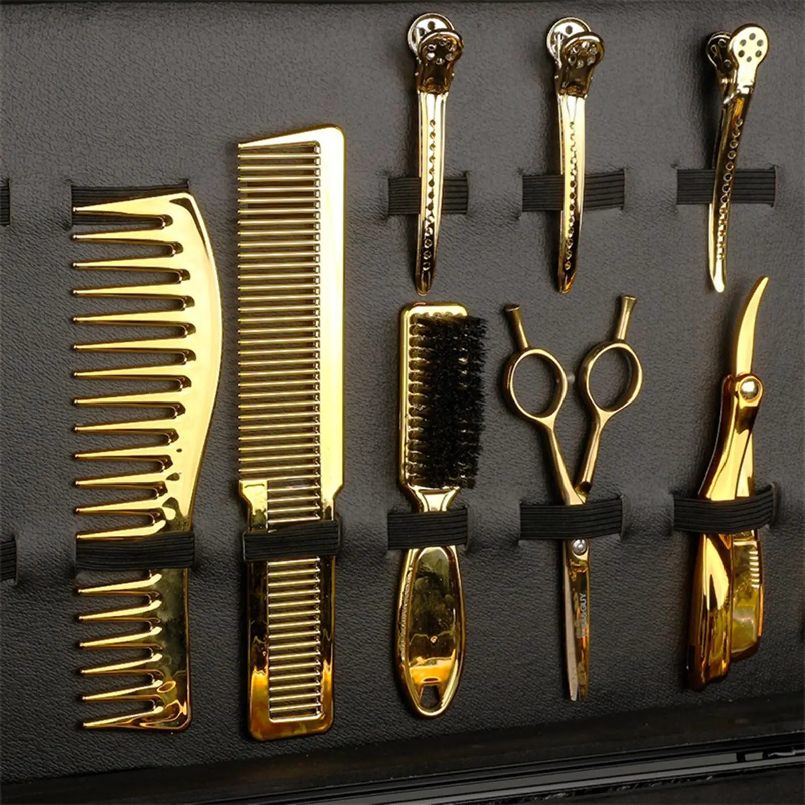 

Suitcase for Carrying Retro Hairdressing Scissors Barber Scissors,