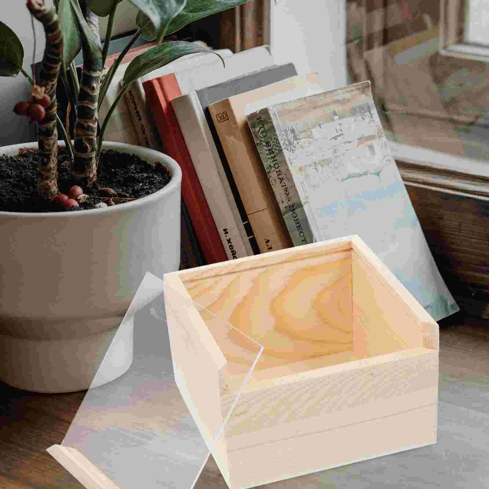 Wooden Storage Clear Lid Case Container Decorative Wooden Box Wooden Display Box Unfinished Wood Box Wooden Box Wood Storage Box
Wooden Storage Clear Lid Case Container Decorative Wooden Box Wooden Display Box Unfinished Wood Box Wooden Box Wood Storage Box