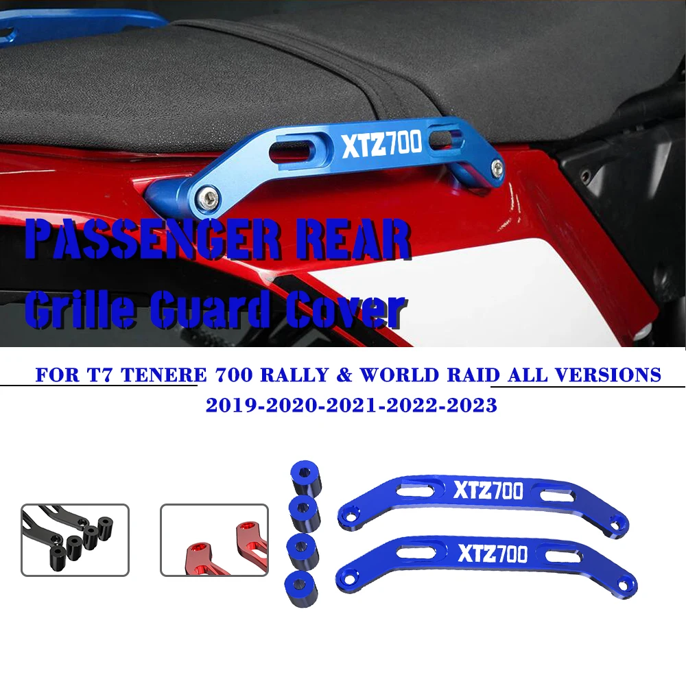 

Motorcycle Passenger Rear Grab Handle Set For Yamaha Tenere 700 XTZ700 2019-2023 Tenere 700 World Raid 2022 T700 Rally 2020-2023