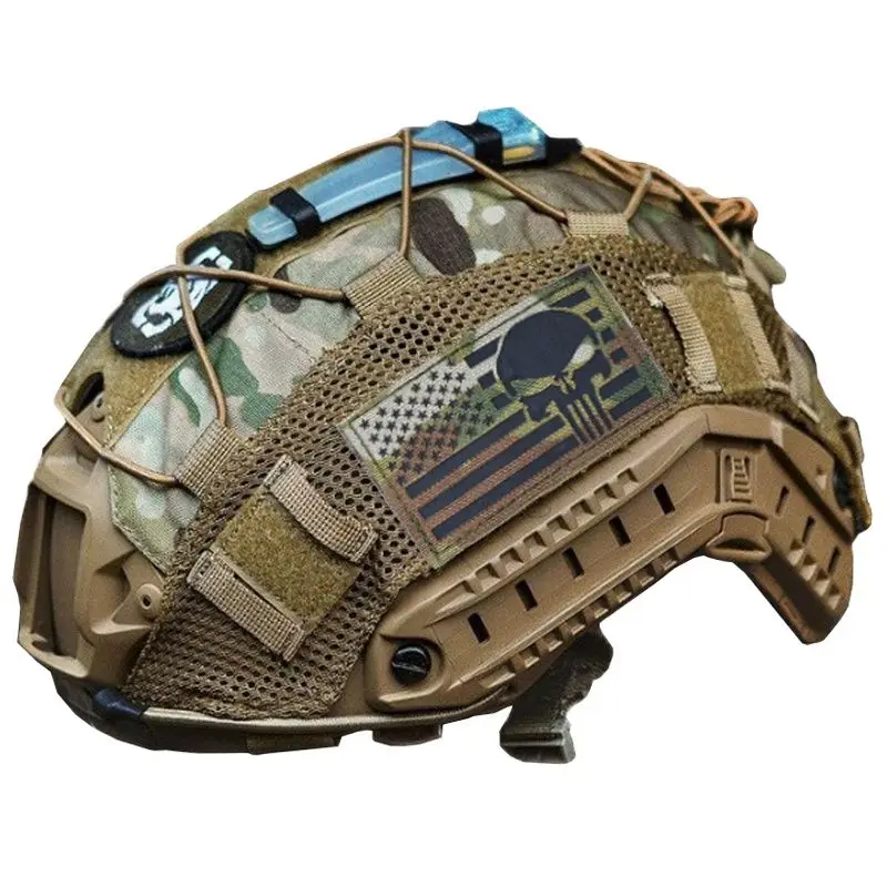 

Чехол для шлема Multicam, аксессуары для страйкбола, охоты, CS War, боевой тактический военный шлем из ткани для Ops-Core FAST PJ BJ MH