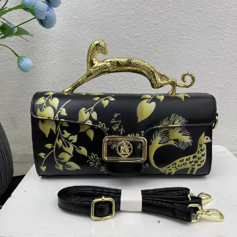 Luxury Brand Handbags For Women Animal Print Golden Metal Handle Bags Shoulder Cross Body Bags Females Bags Leather New Autumn
Luxury Brand Handbags For Women Animal Print Golden Metal Handle Bags Shoulder Cross Body Bags Females Bags Leather New Autumn