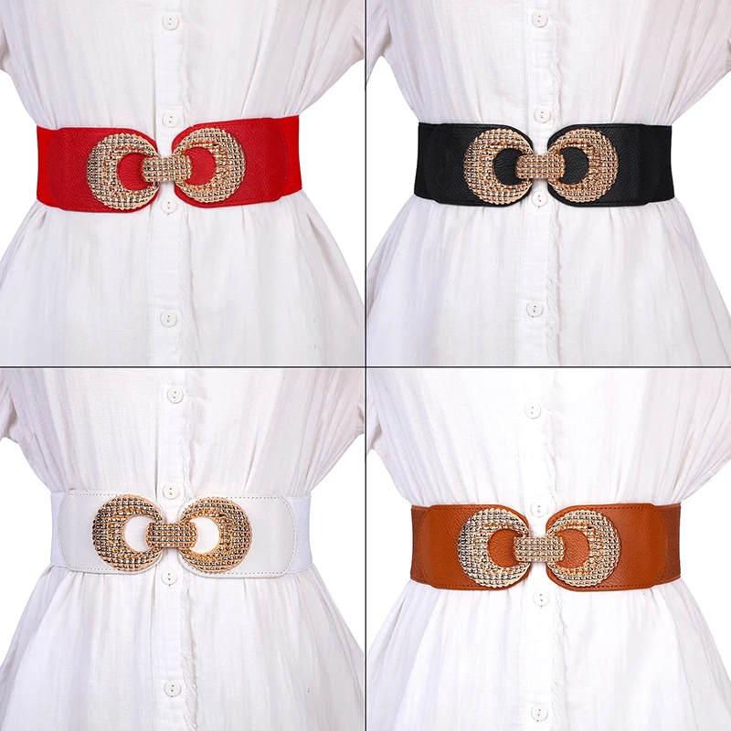 New Fashion Ladies Decorated Elastic Wide Belt Buckle Dress Sweater Belts for Women
New Fashion Ladies Decorated Elastic Wide Belt Buckle Dress Sweater Belts for Women