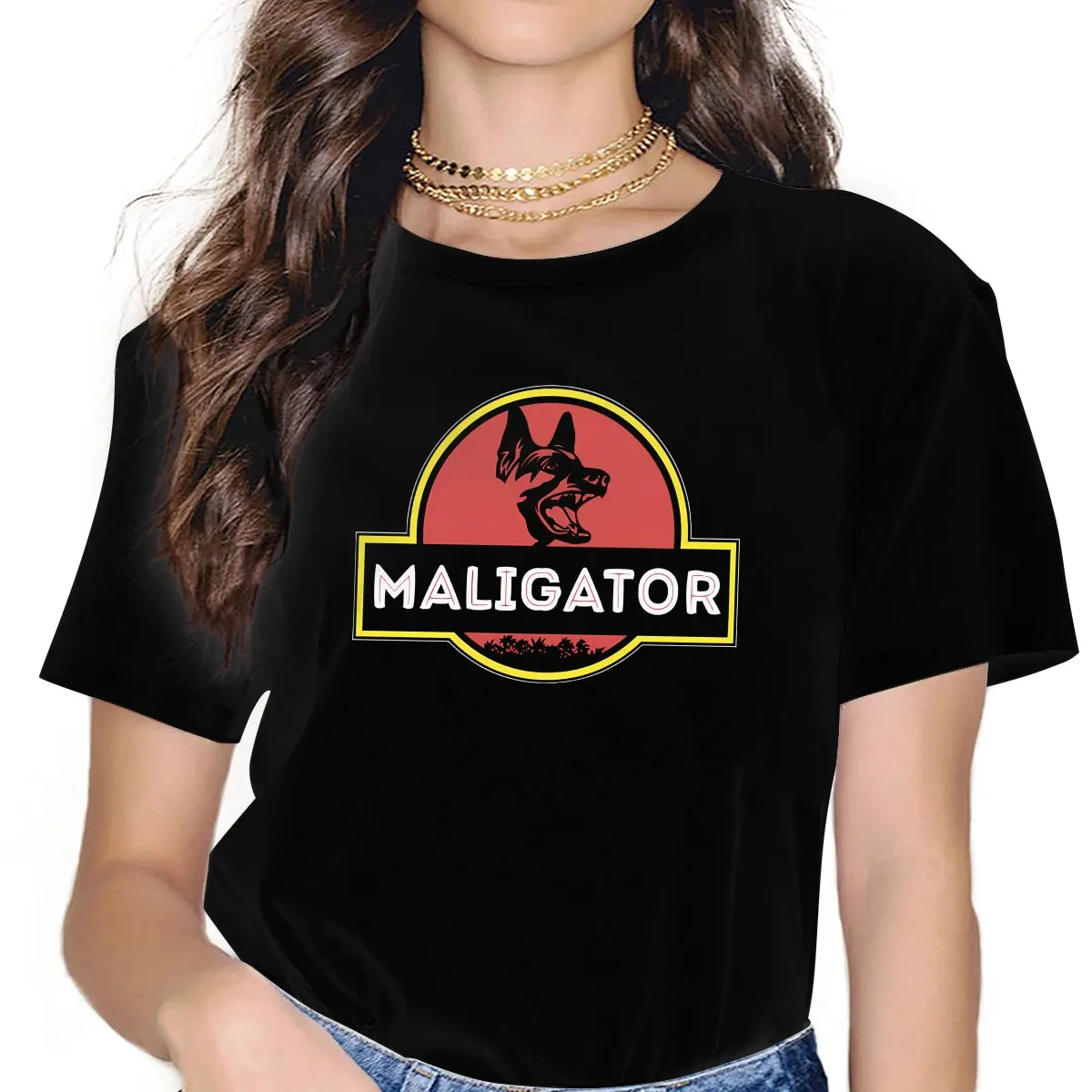 Malinois Dog Maligator Belgian T Shirt Vintage Fashion Women's Polyester Tshirt O-Neck
Malinois Dog Maligator Belgian T Shirt Vintage Fashion Women's Polyester Tshirt O-Neck